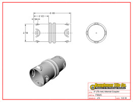 3" (75 mm) Internal Coupler