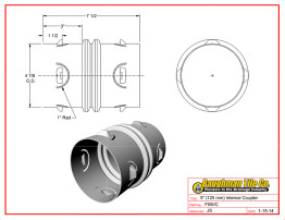 5" (125 mm) Internal Coupler