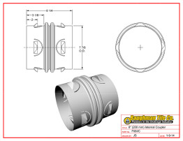 8" (200 mm) Internal Coupler