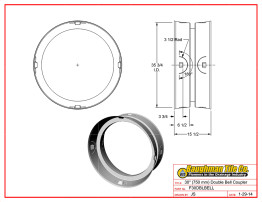 30" (750 mm) Double Bell Coupler