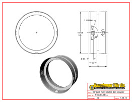 36" (900 mm) Double Bell Coupler