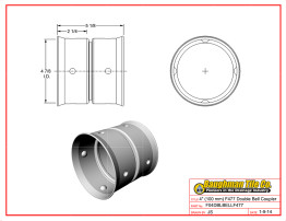 4" (100 mm) F477 Double Bell Coupler