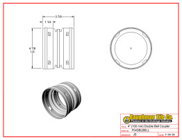 4" (100 mm) Double Bell Coupler