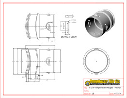 4" Tap Tee INTERNAL