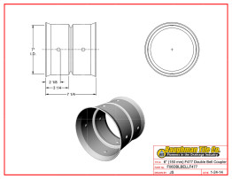 6" (150 mm) F477 Double Bell Coupler