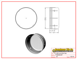 10" (250 mm) End Cap