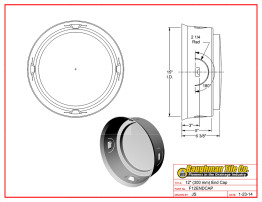 12" (300 mm) End Cap