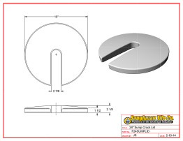 24" Sump Crock Lid