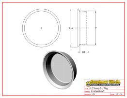 3" (75 mm) End Plug