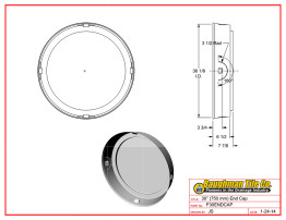 30" (750 mm) End Cap