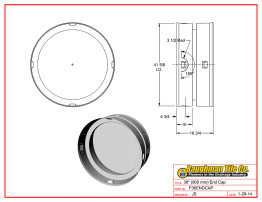 36" (900 mm) End Cap