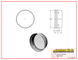 6" (150 mm) End Cap