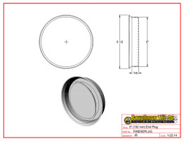 6" (150 mm) End Plug