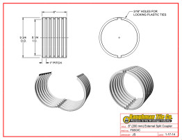 8" (200 mm) External Split Coupler