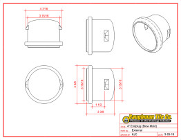 4" Endplug (Blow Mold)