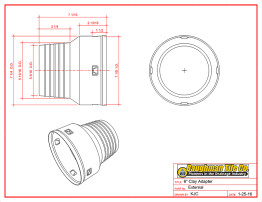 6" Clay Adapter